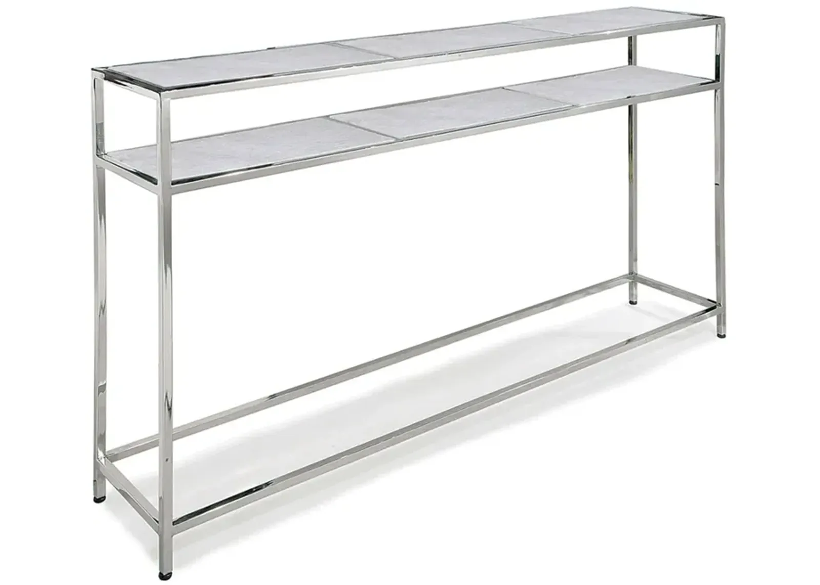 Echelon Console Table (Polished Nickel)