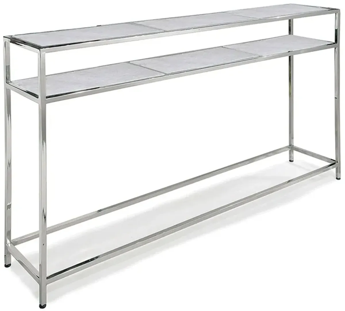 Echelon Console Table (Polished Nickel)