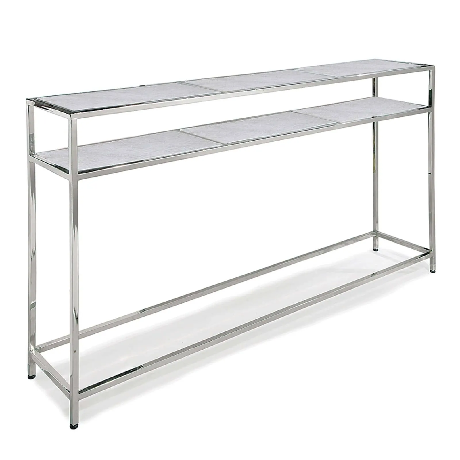 Echelon Console Table (Polished Nickel)