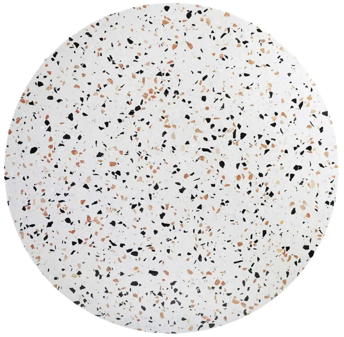 Zinque 47" Round Terrazzo Dining Table