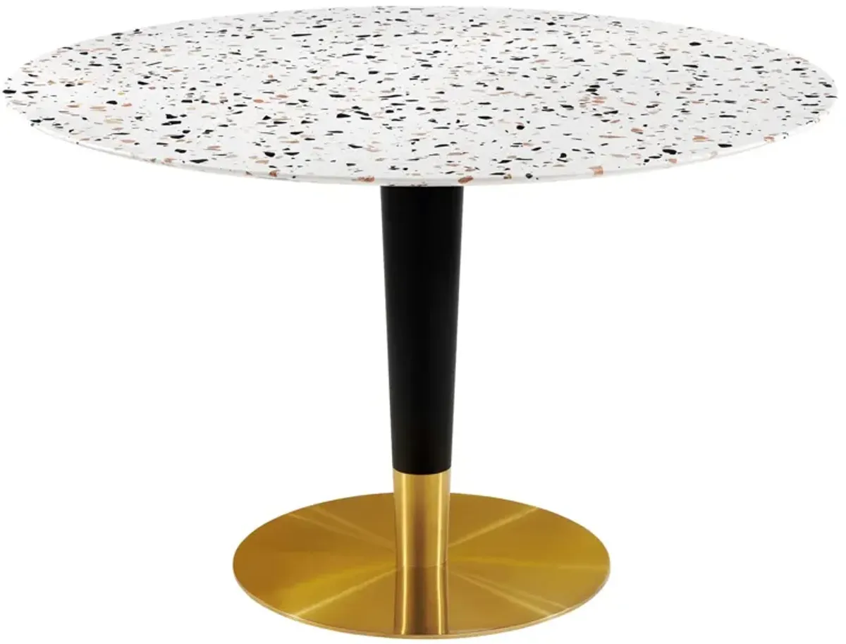 Zinque 47" Round Terrazzo Dining Table