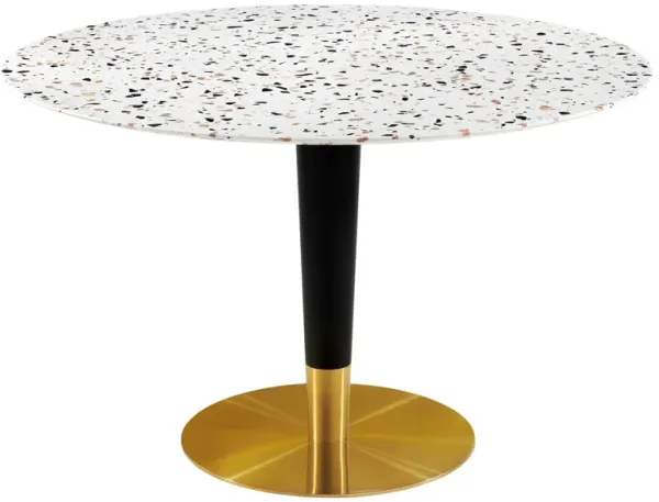 Zinque 47" Round Terrazzo Dining Table