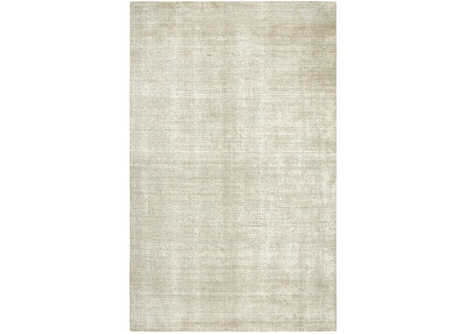 Grand Haven Beige Solid Wool/Tencel 8' x 10' Rectangle Rug