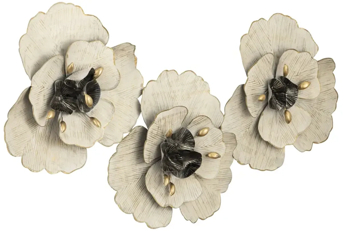 Emilia Decorative Wall Art - Set of 3 White