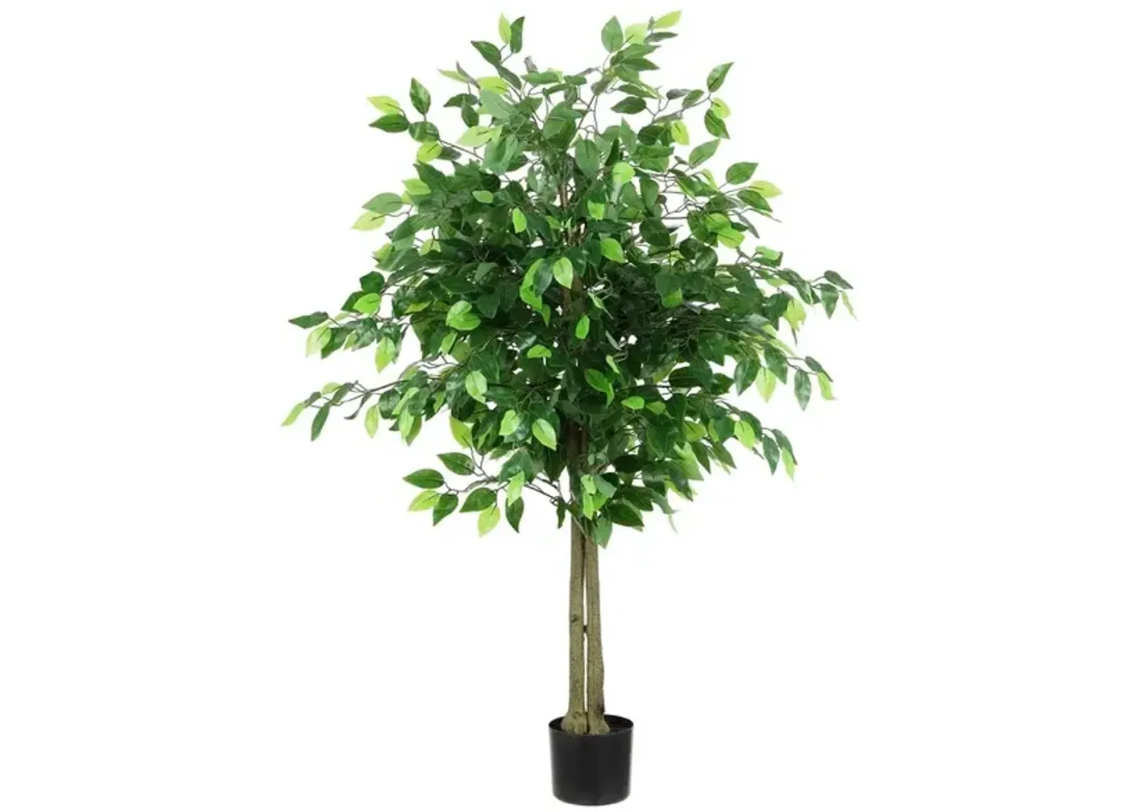 Faux Potted Bushficus Tree