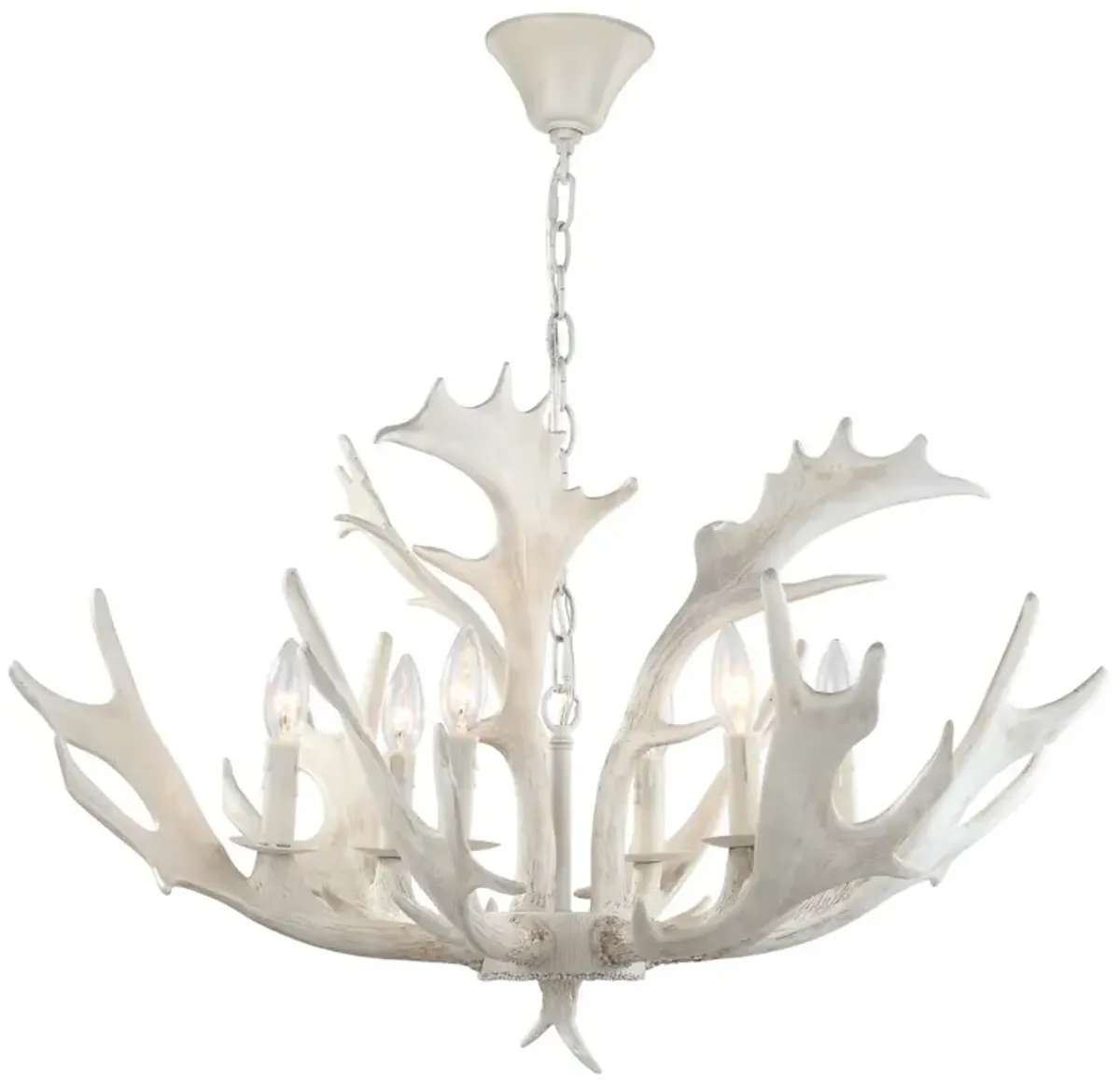 Birch Antler Chandelier