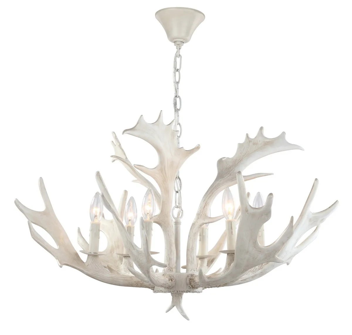 Birch Antler Chandelier