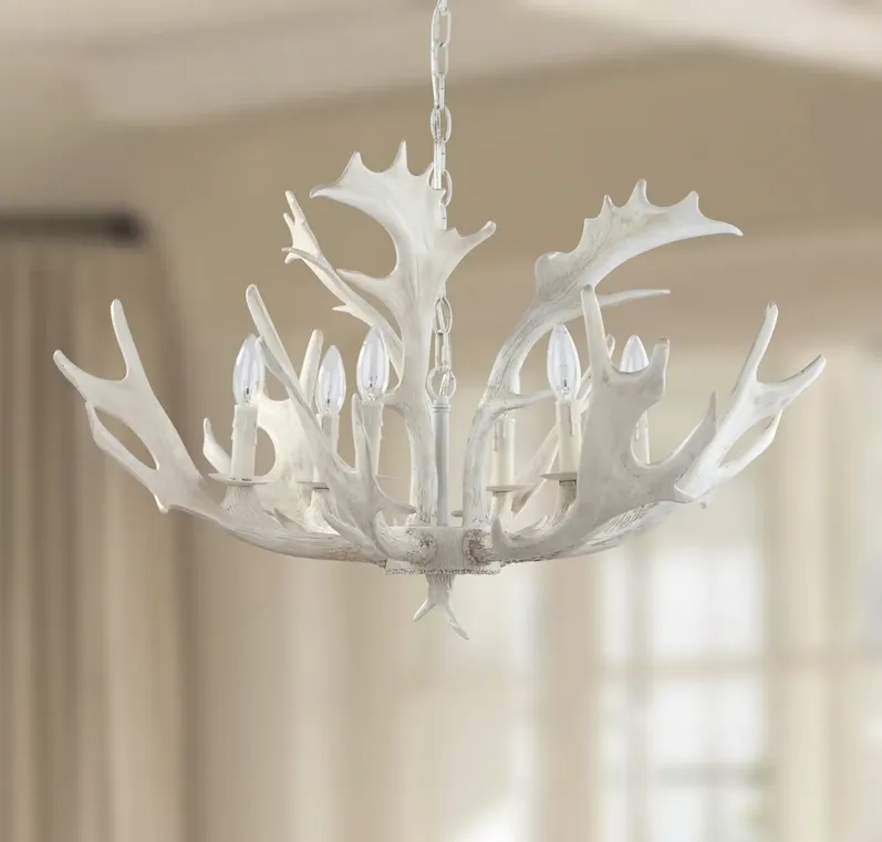 Birch Antler Chandelier