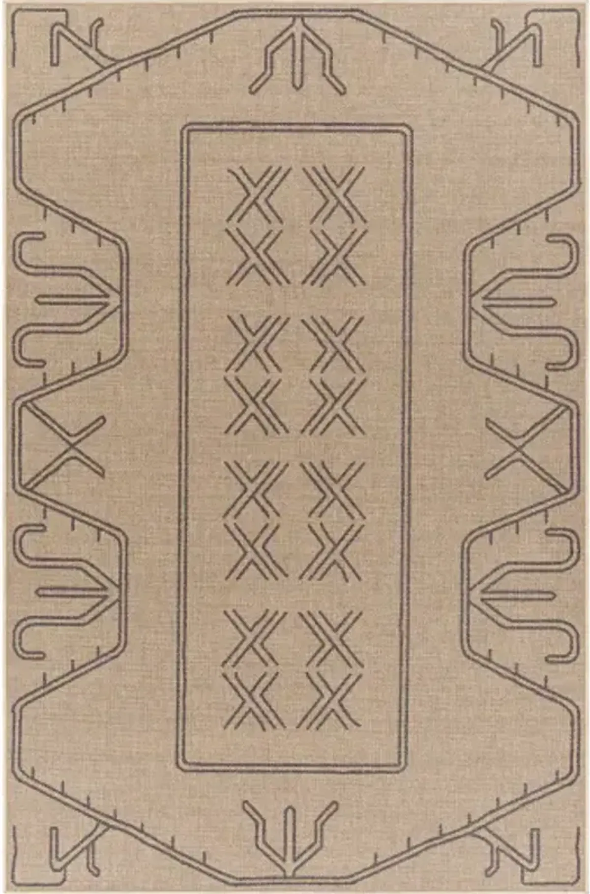 Ez Jute EZT-2305 4' x 6' Machine Woven Rug