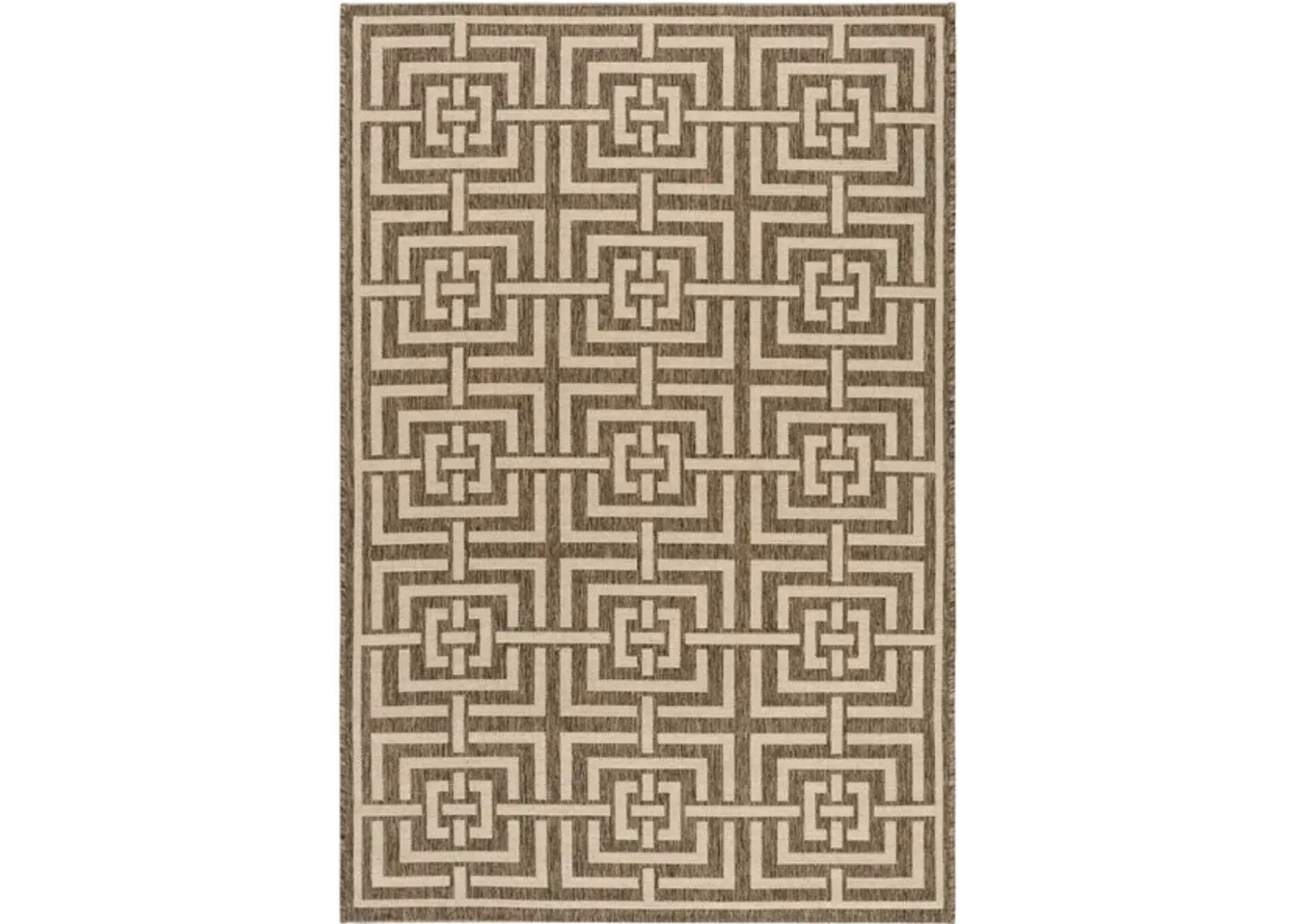 Safavieh BEACH HOUSE Collection BHS128D-5 Beige / Cream 5'-3" X 7'-6"