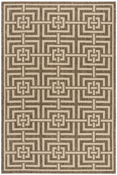 Safavieh BEACH HOUSE Collection BHS128D-5 Beige / Cream 5'-3" X 7'-6"