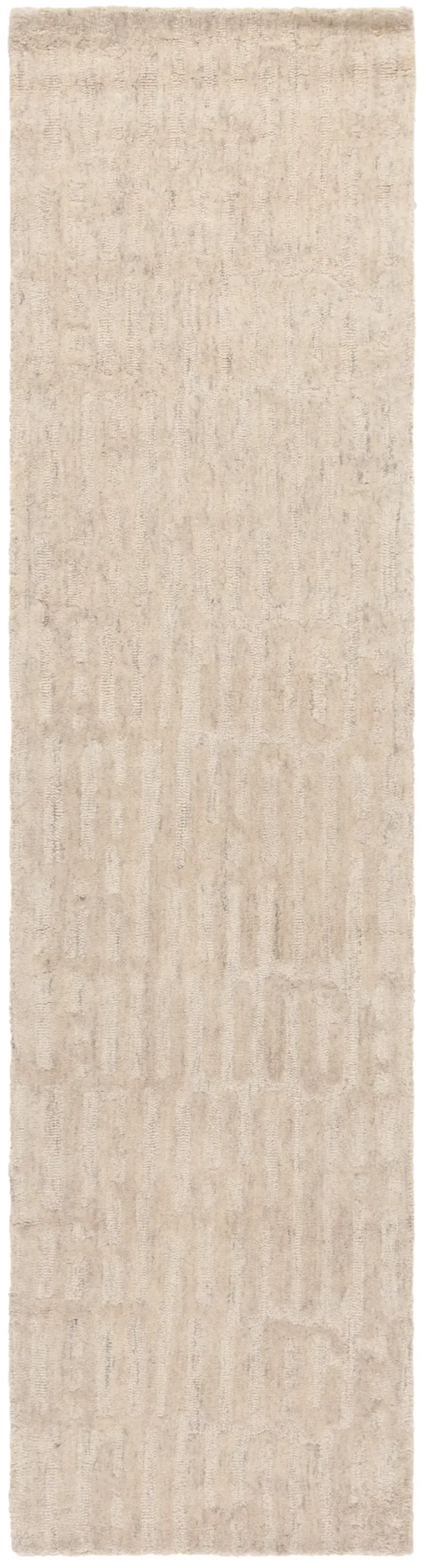 EBONY 918 BEIGE 2'-3' x 9' Runner Rug