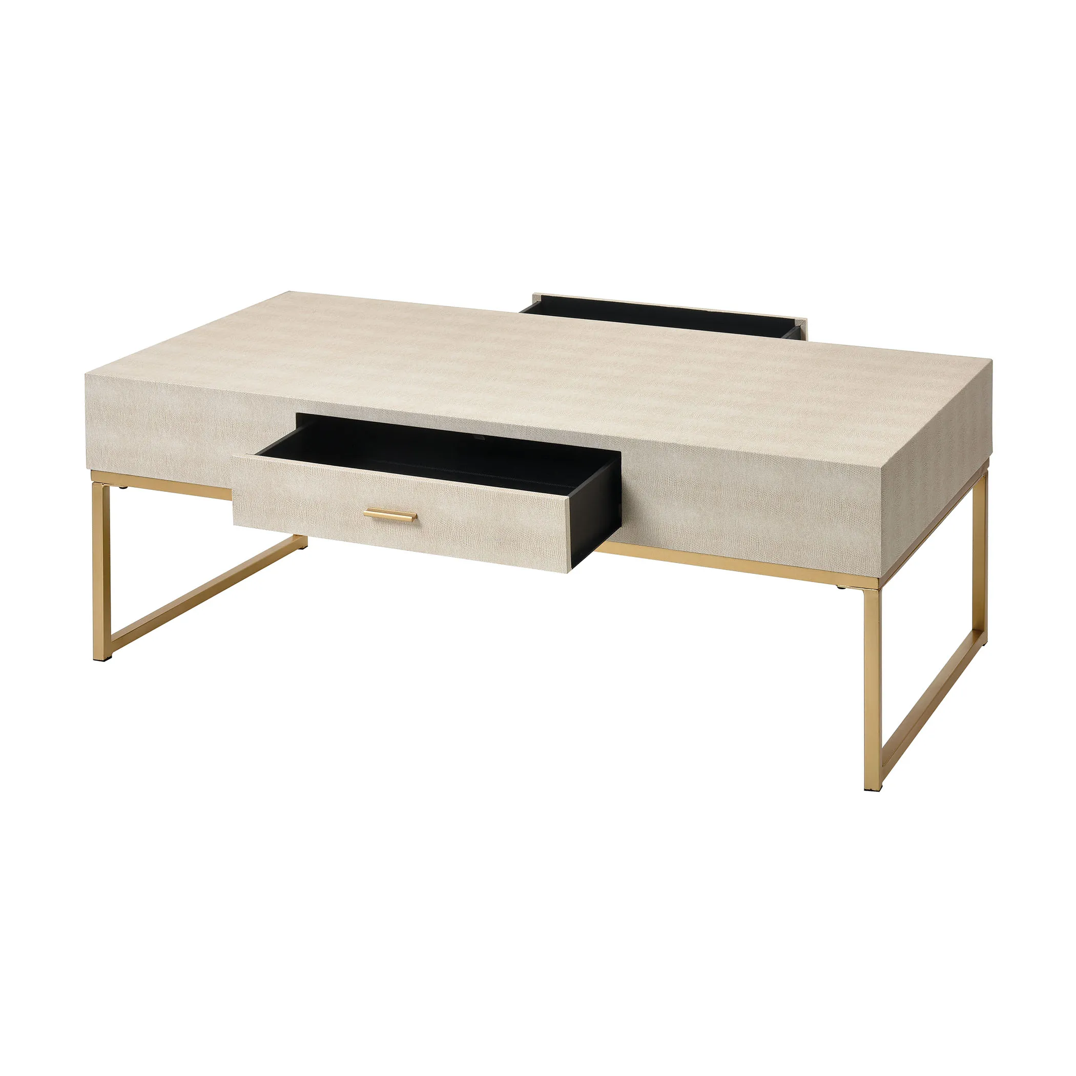 Les Revoires Faux Shagreen Coffee Table