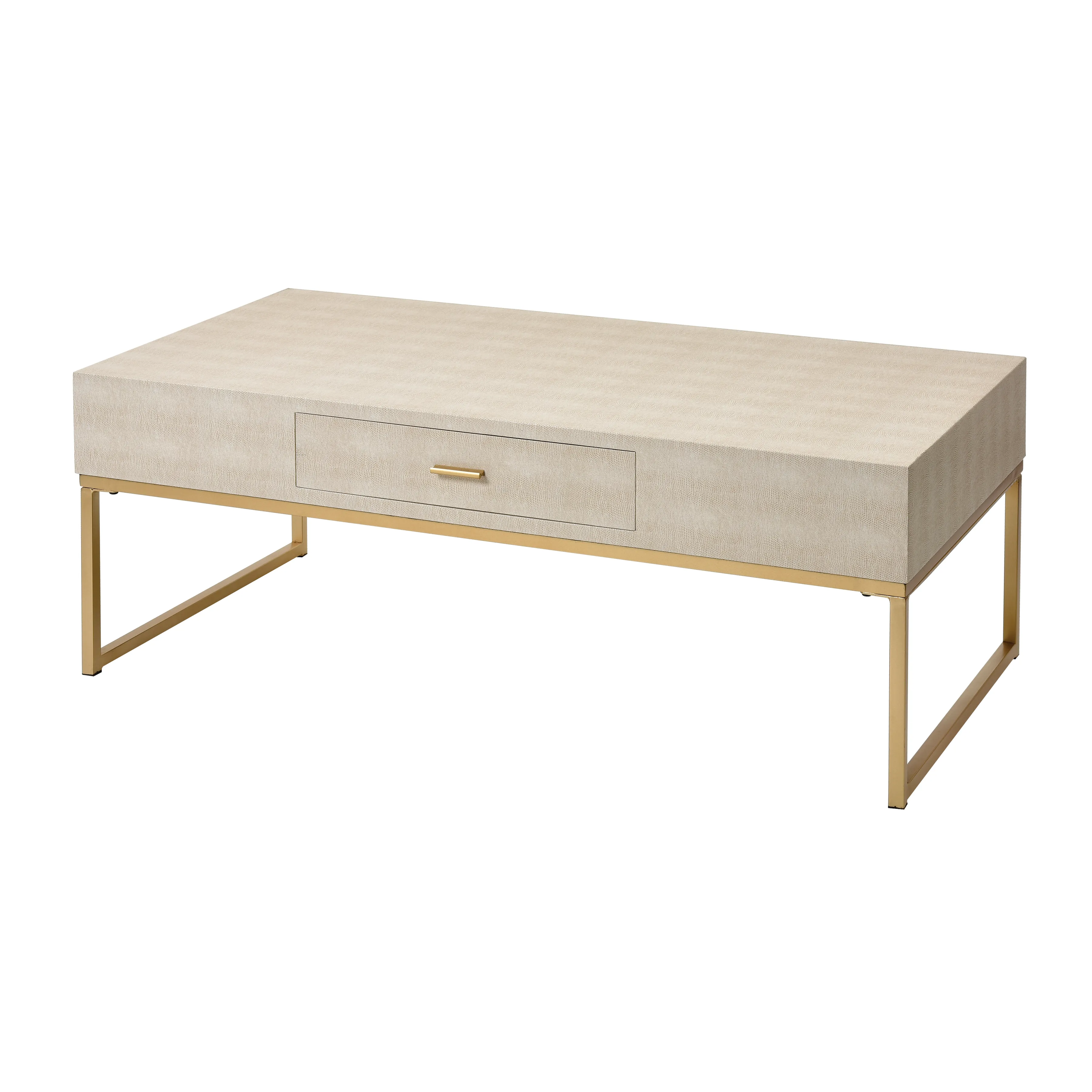 Les Revoires Faux Shagreen Coffee Table