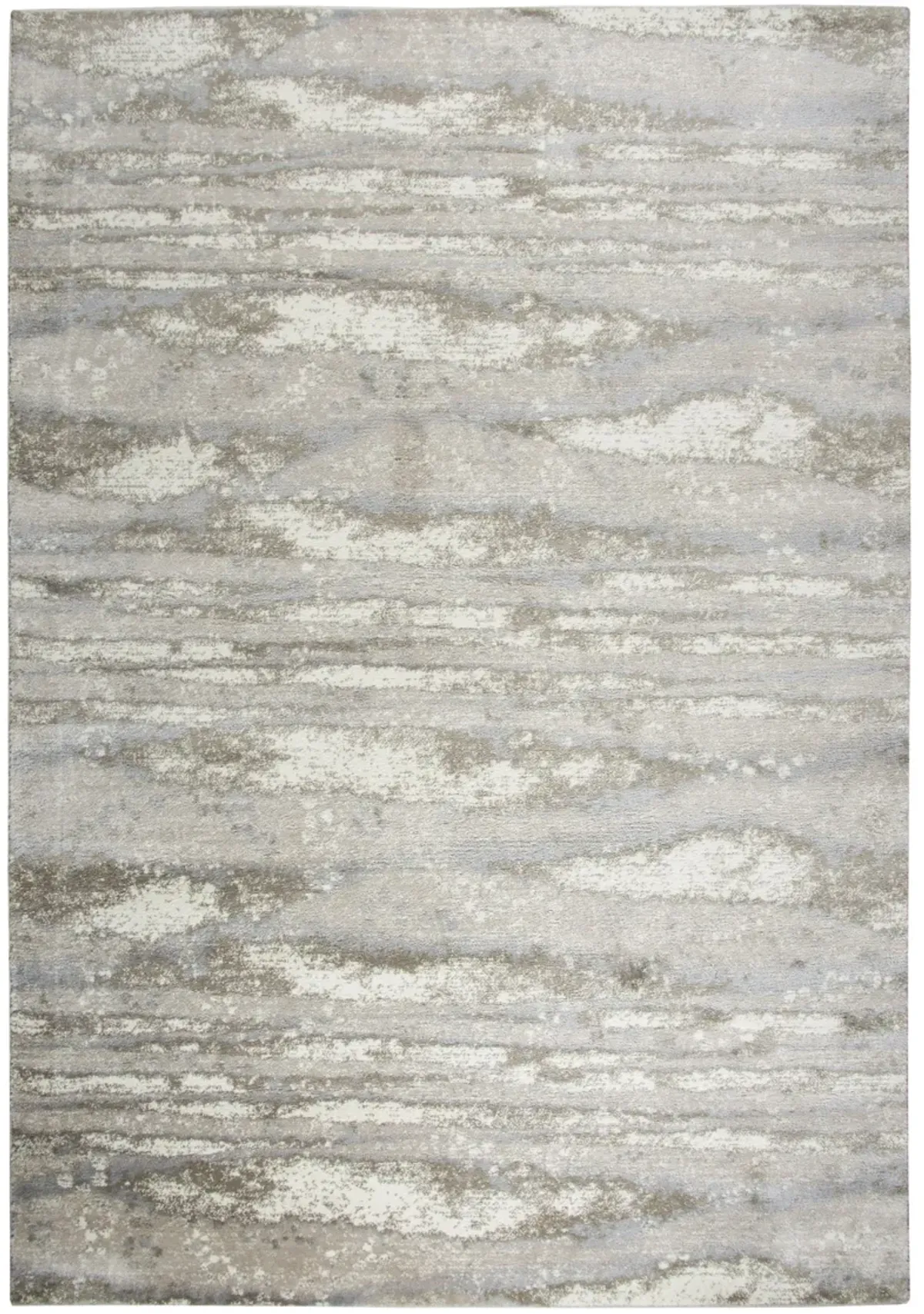 Encore Beige Abstract Polypropylene 8' x 10' Rectangle Rug