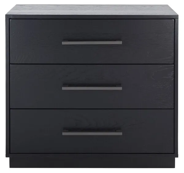 Mallory 3 Drawer Nightstand