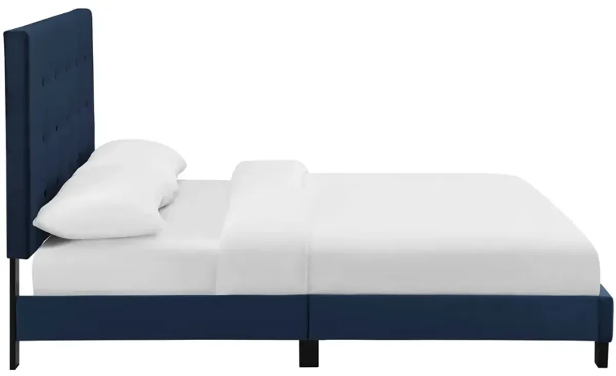 Melanie Tufted Button Upholstered Platform Bed