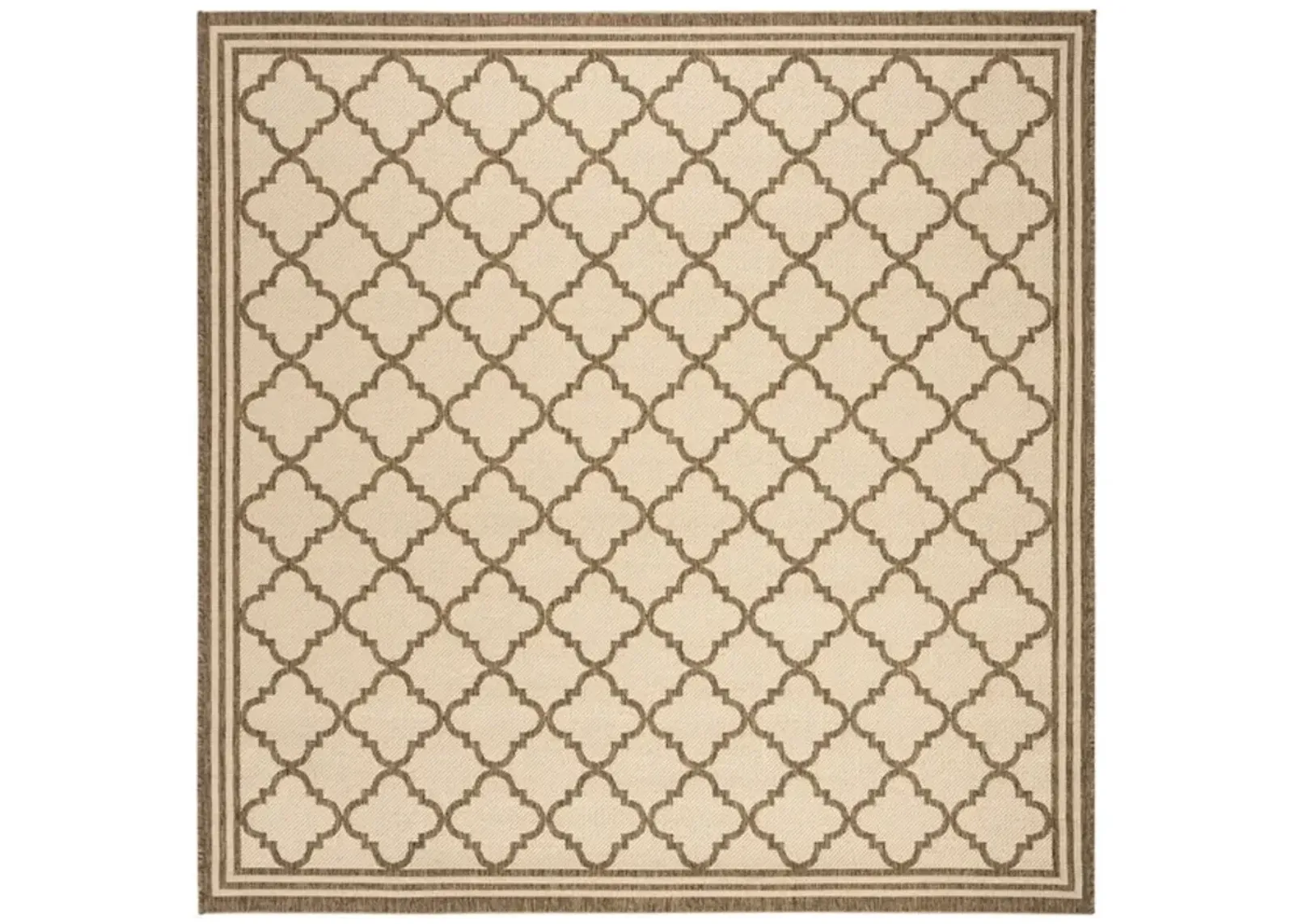 Safavieh BEACH HOUSE Collection BHS121C-6SQ Cream / Beige 6'-7" X 6'-7" Square