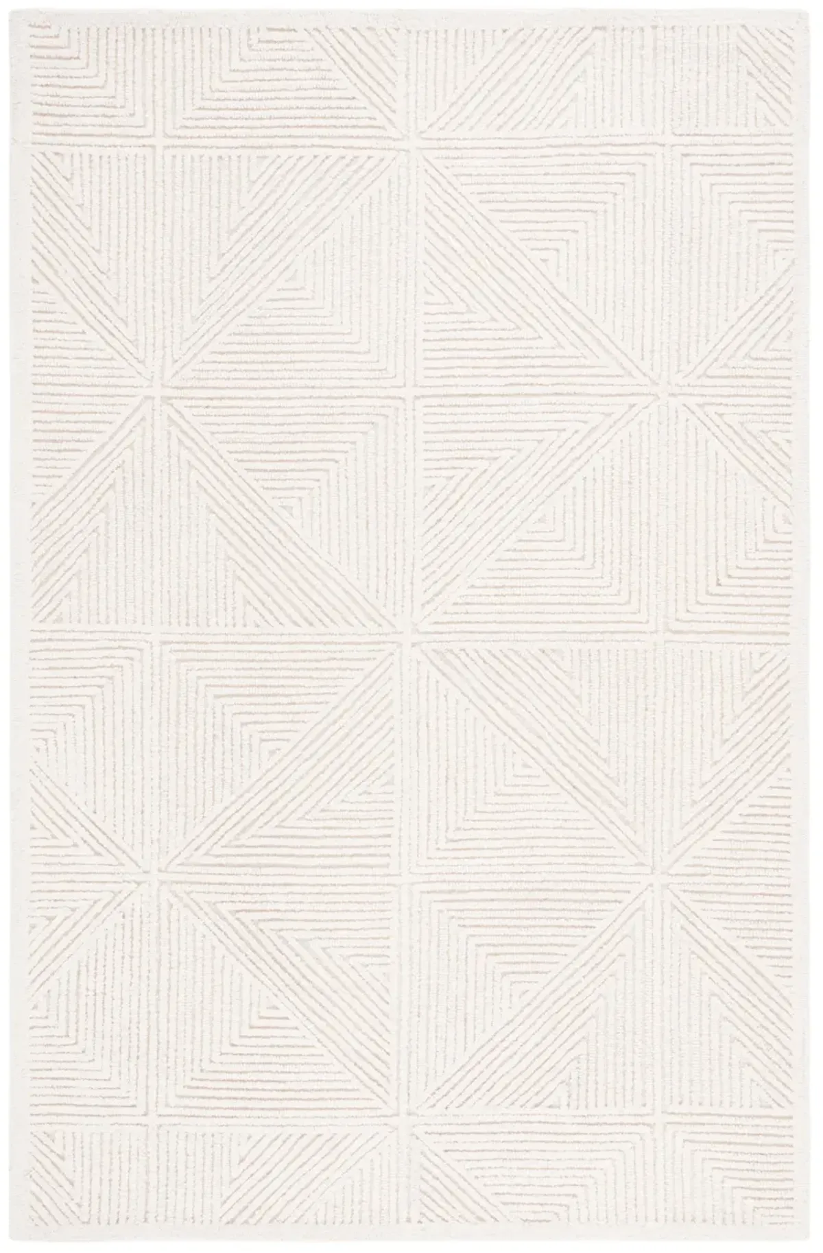 TEXTURAL Hand Tufted 4' x 6' area rug