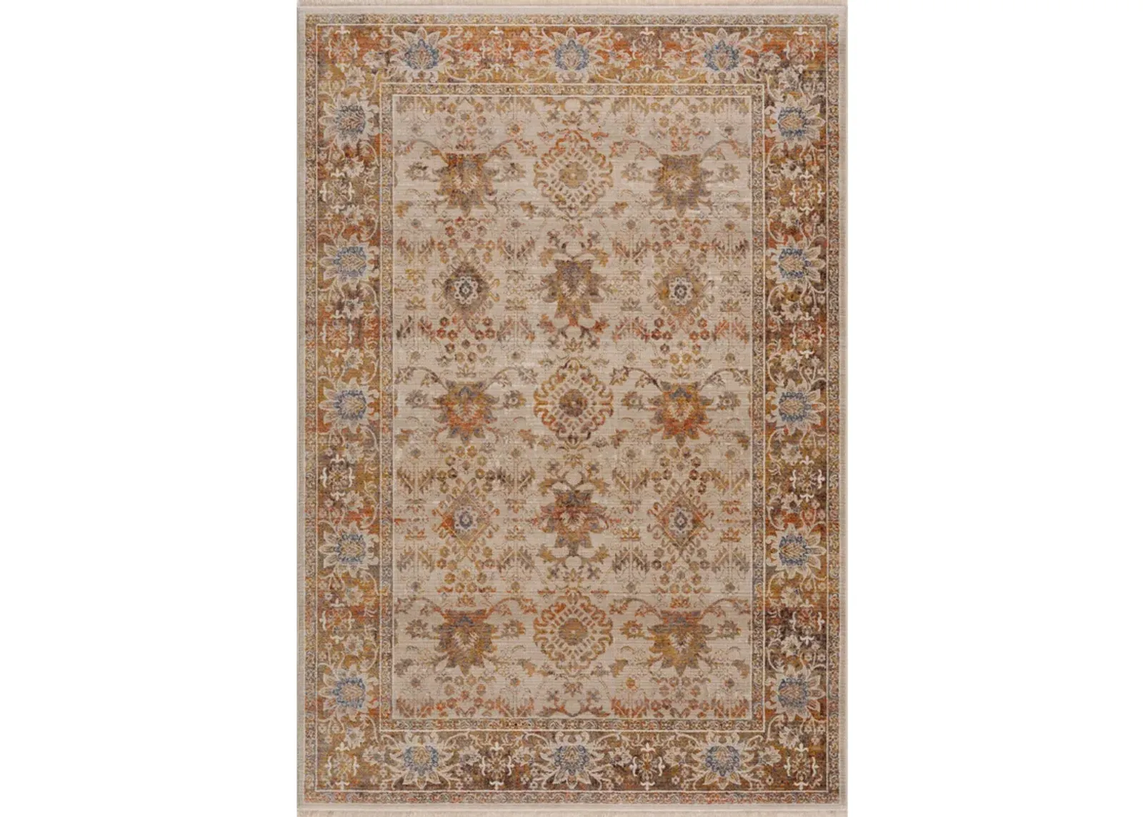 Hana Rustic Vintage Bohemian Oriental Area Rug  5' x 8'