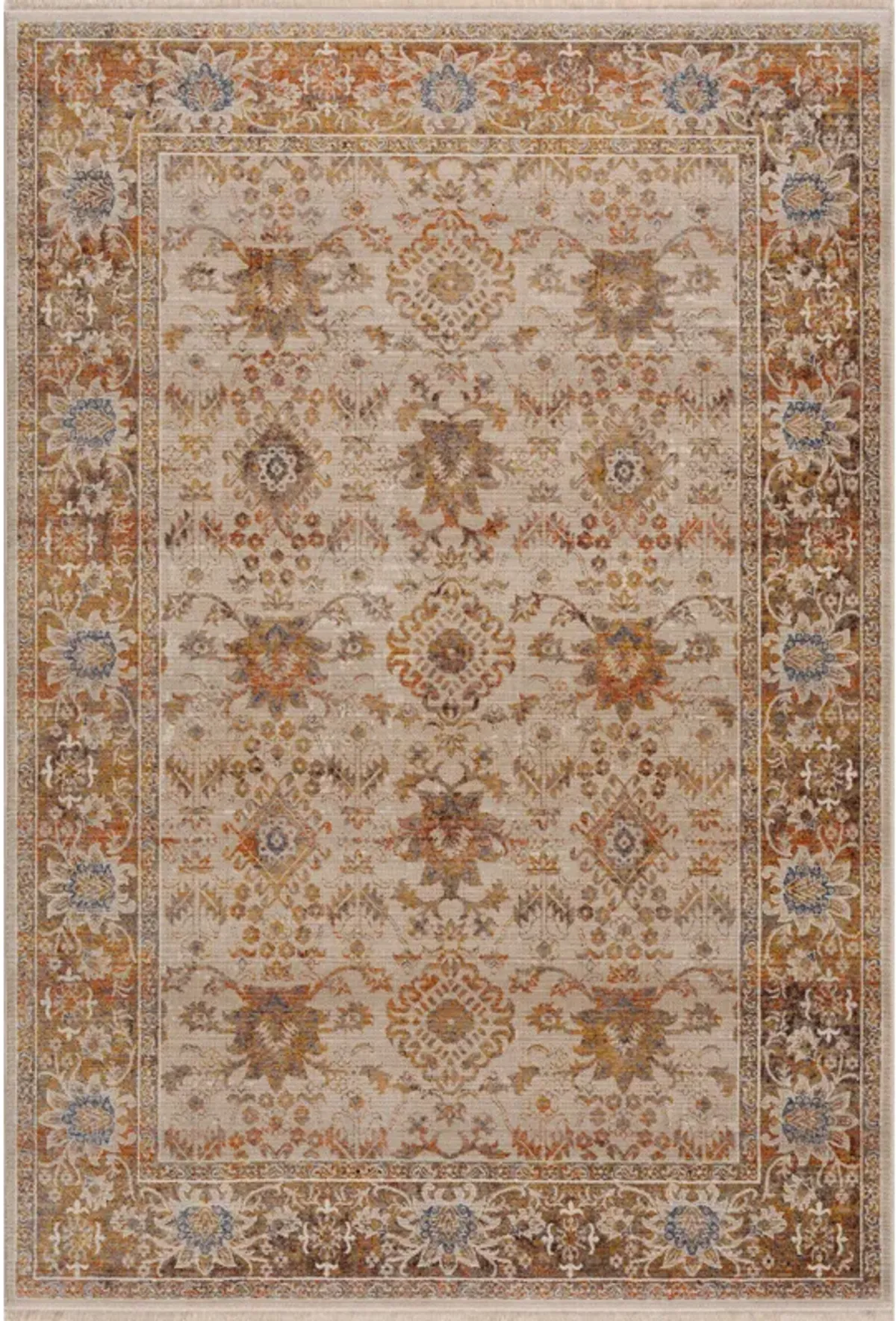 Hana Rustic Vintage Bohemian Oriental Area Rug  5' x 8'