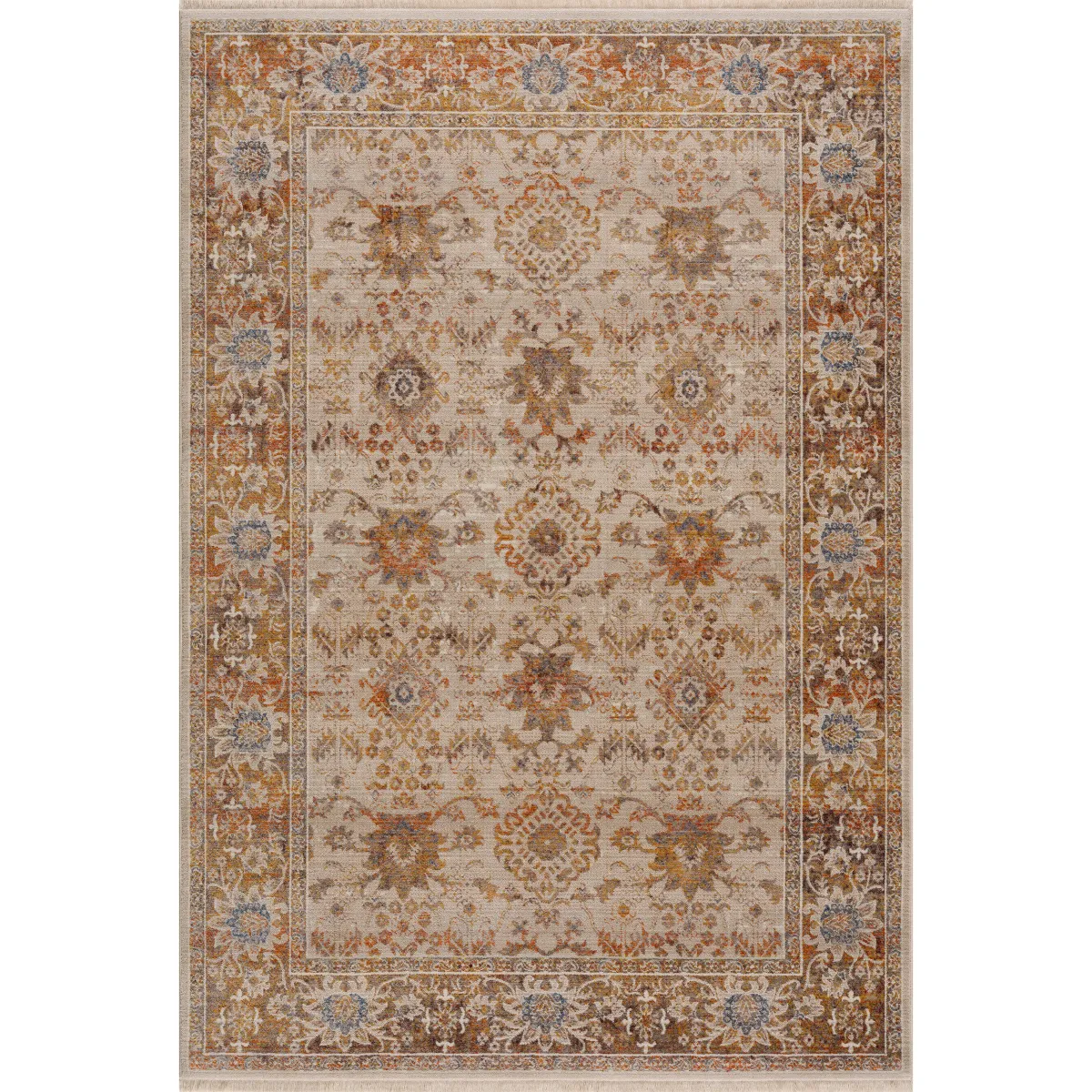 Hana Rustic Vintage Bohemian Oriental Area Rug  5' x 8'