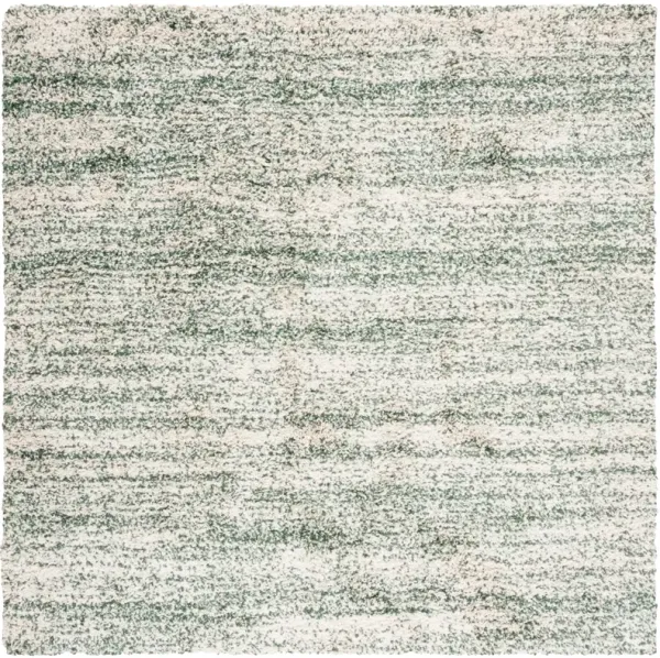 HUDSON SHAG 295 IVORY  4' x 4' Square Square Rug