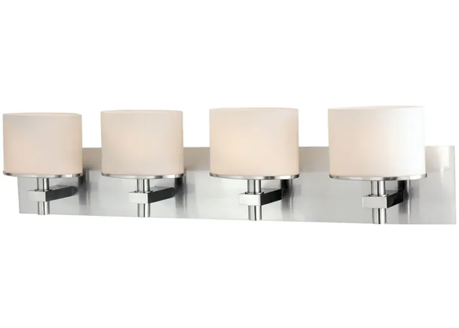 Ombra 34" Wide 4-Light Vanity Light - Polished Nickel