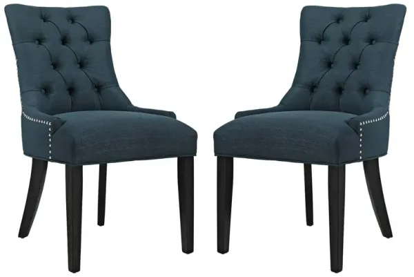 Regent Dining Side Chair Fabric Set of 2