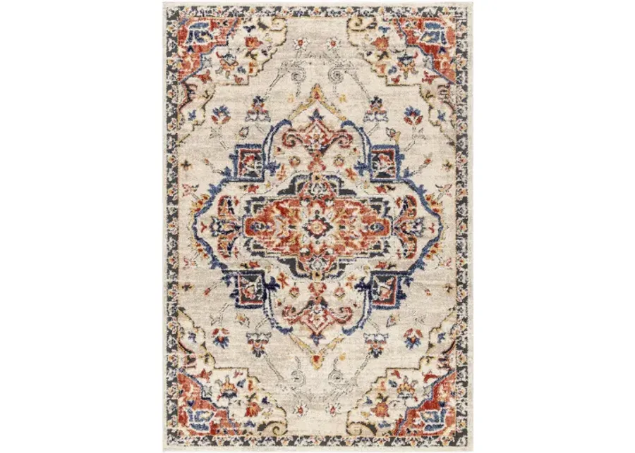 Liebe LBE-2308 7'10" x 10' Machine Woven Rug