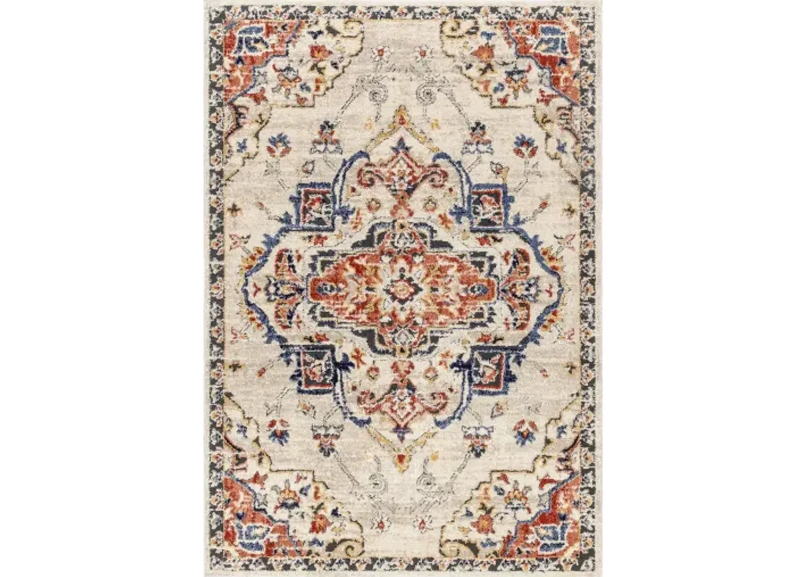 Liebe LBE-2308 7'10" x 10' Machine Woven Rug