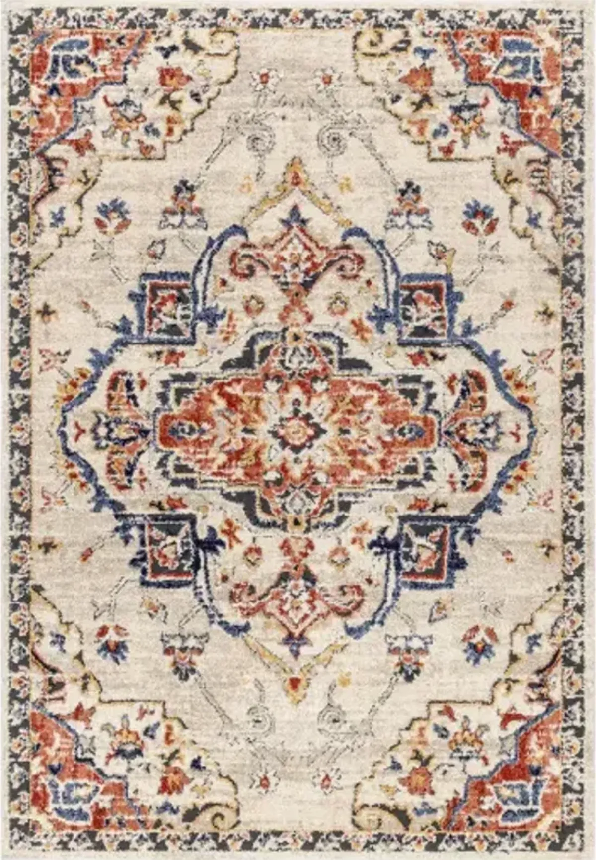 Liebe LBE-2308 7'10" x 10' Machine Woven Rug