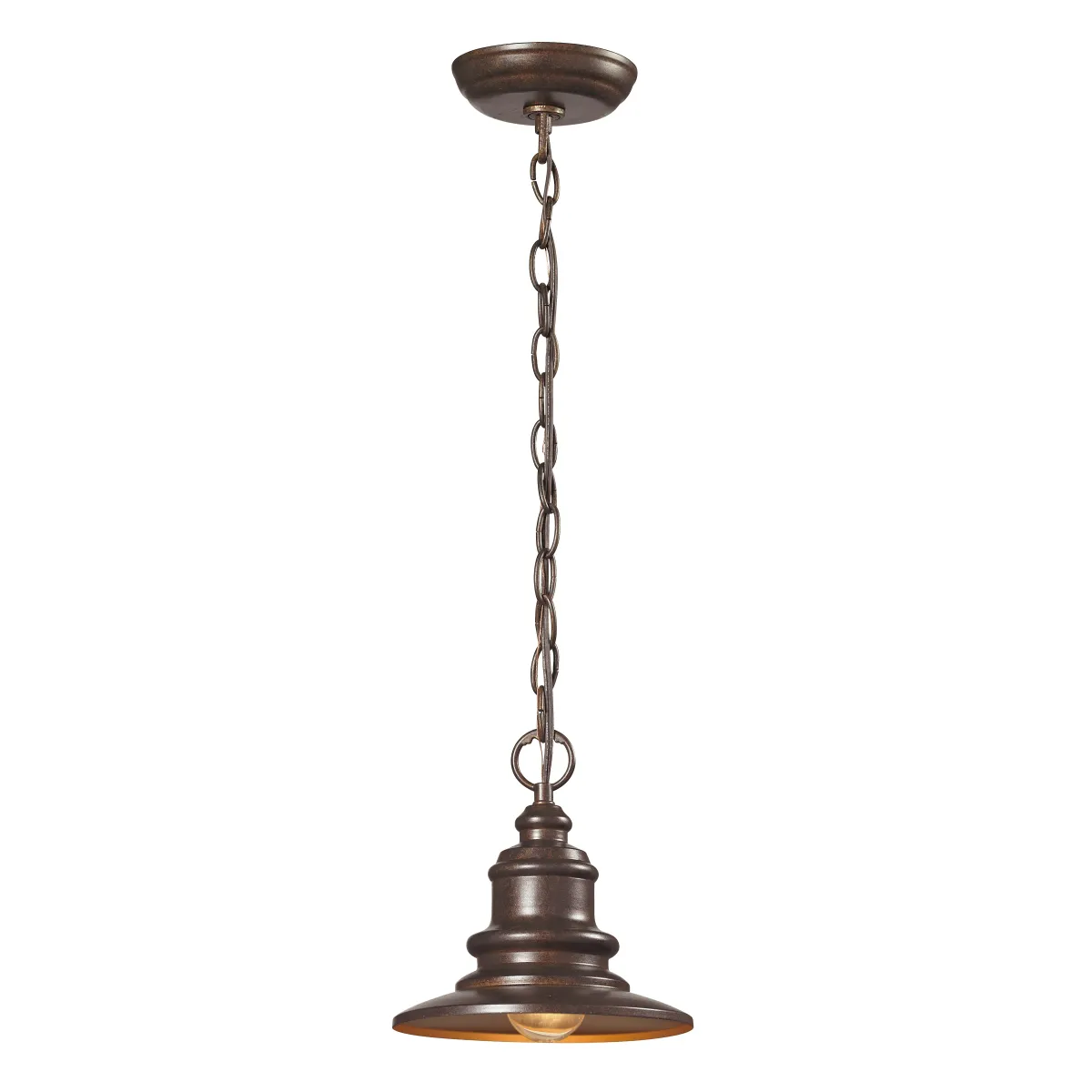 Marina 8" Wide 1-Light Outdoor Pendant - Hazelnut Bronze