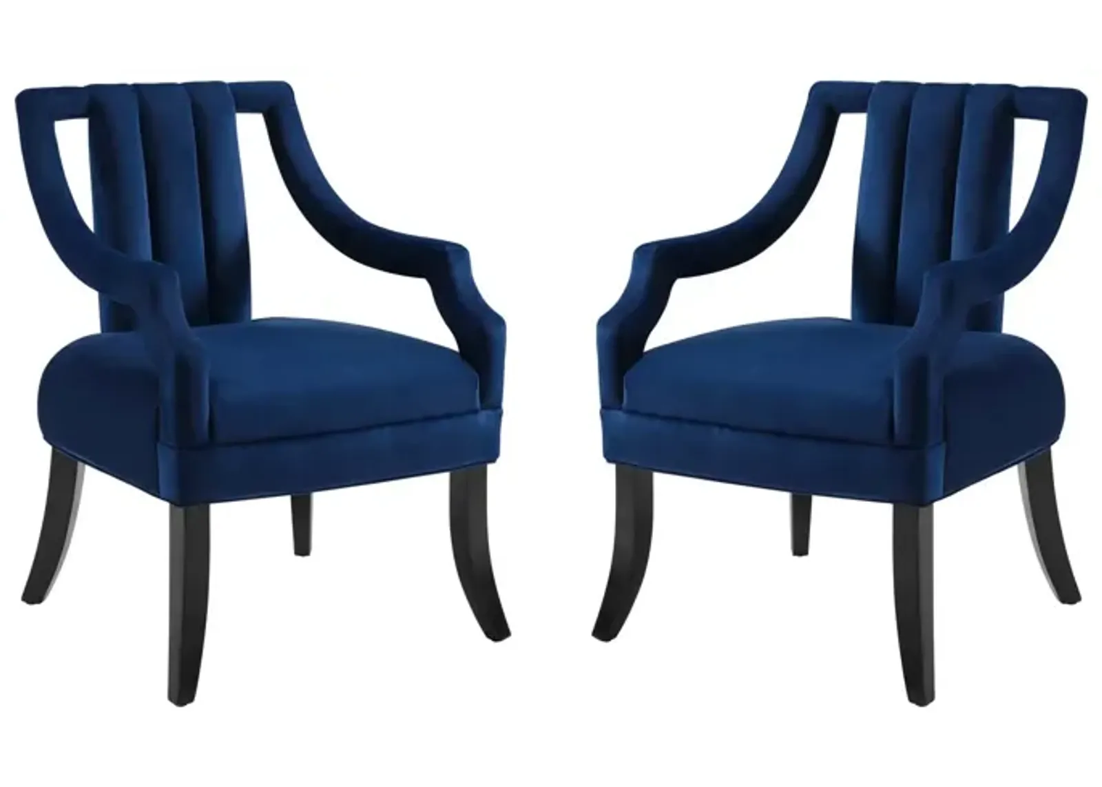 Harken Accent Chair Performance Velvet Set of 2