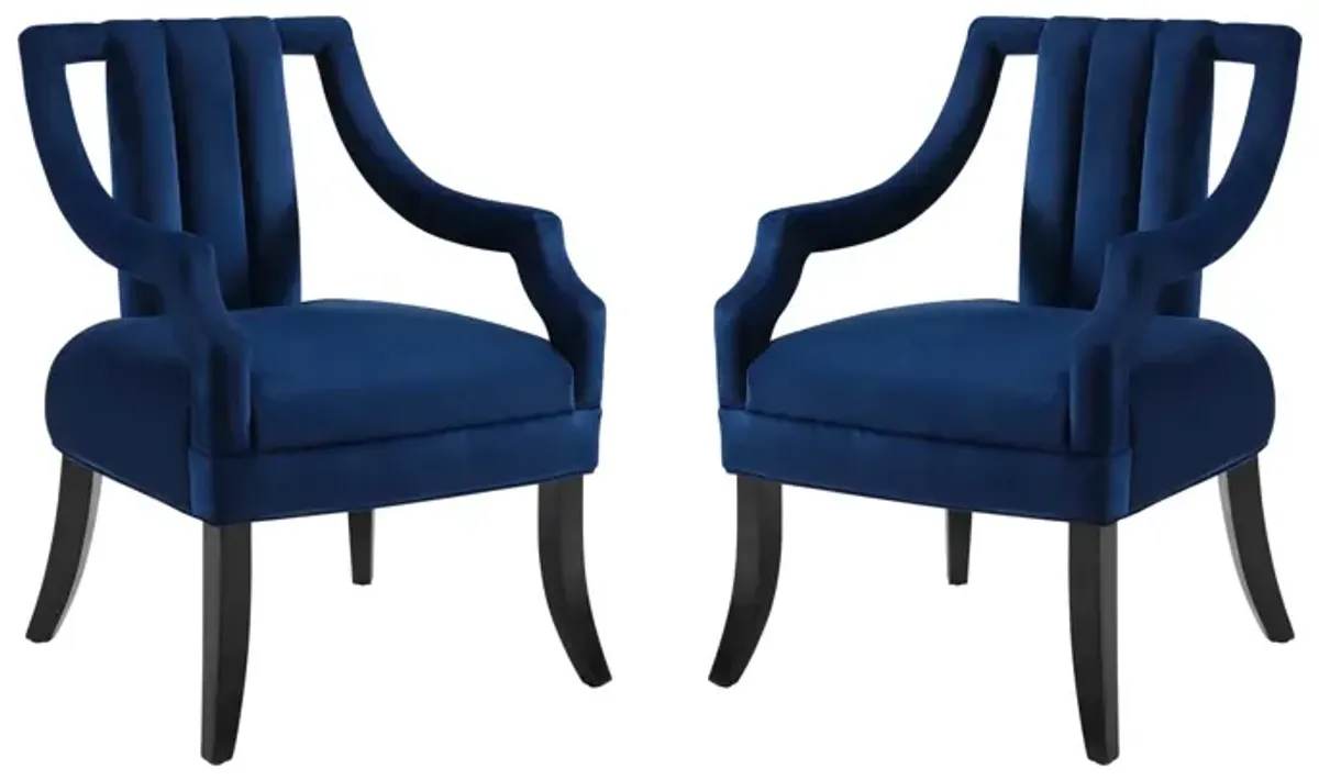 Harken Accent Chair Performance Velvet Set of 2