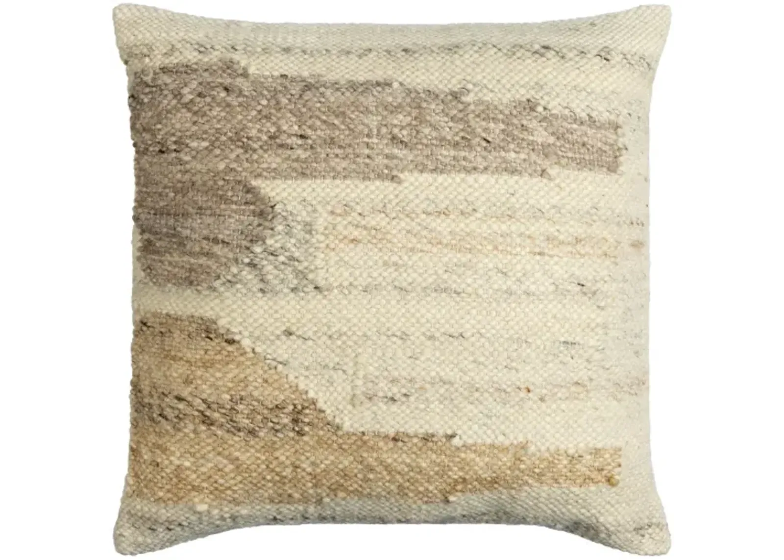 Deccan Traps DTP-001 22"L x 22"W Accent Pillow  - Down Insert