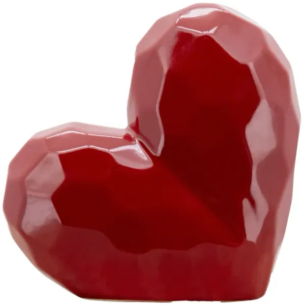 8" Red Heart Table Deco, 8"