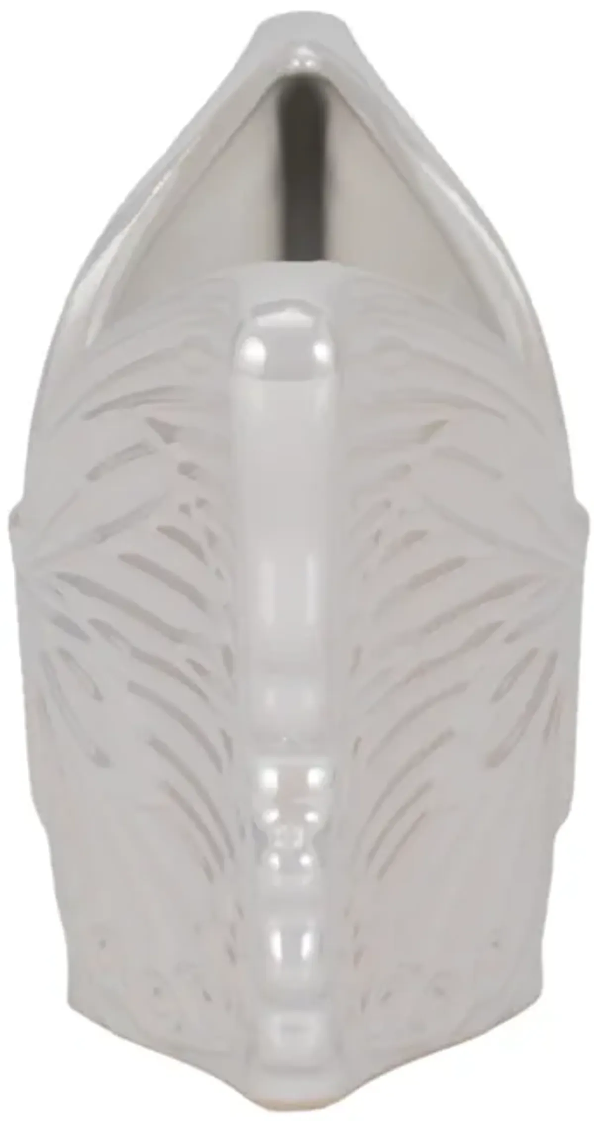 7" Iridescent Butterfly Planter, Ivory