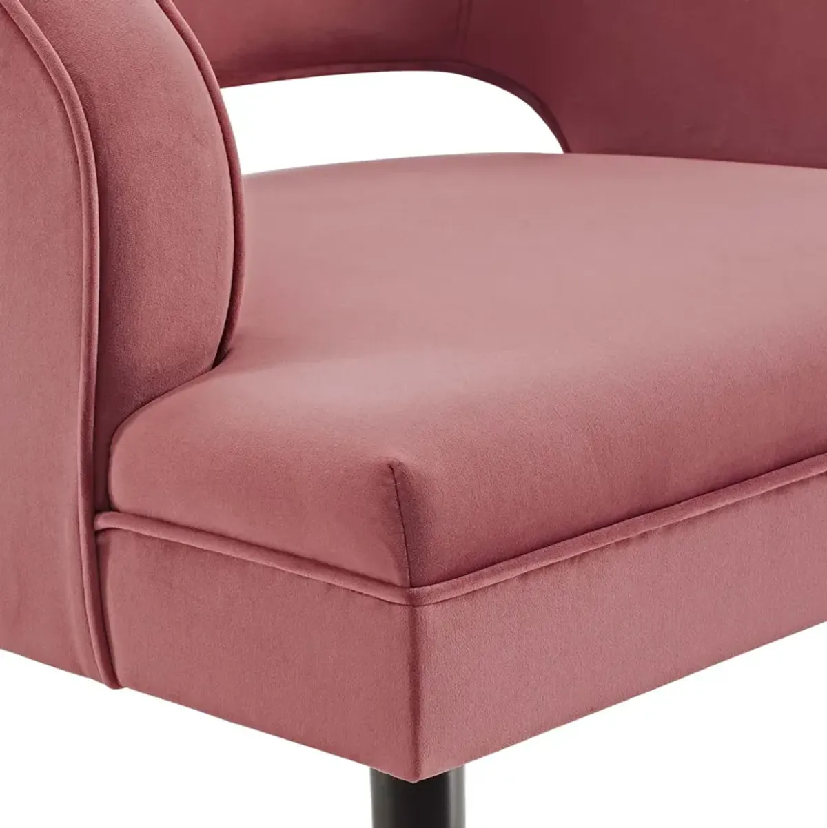 Traipse Button Tufted Open Back Armchair