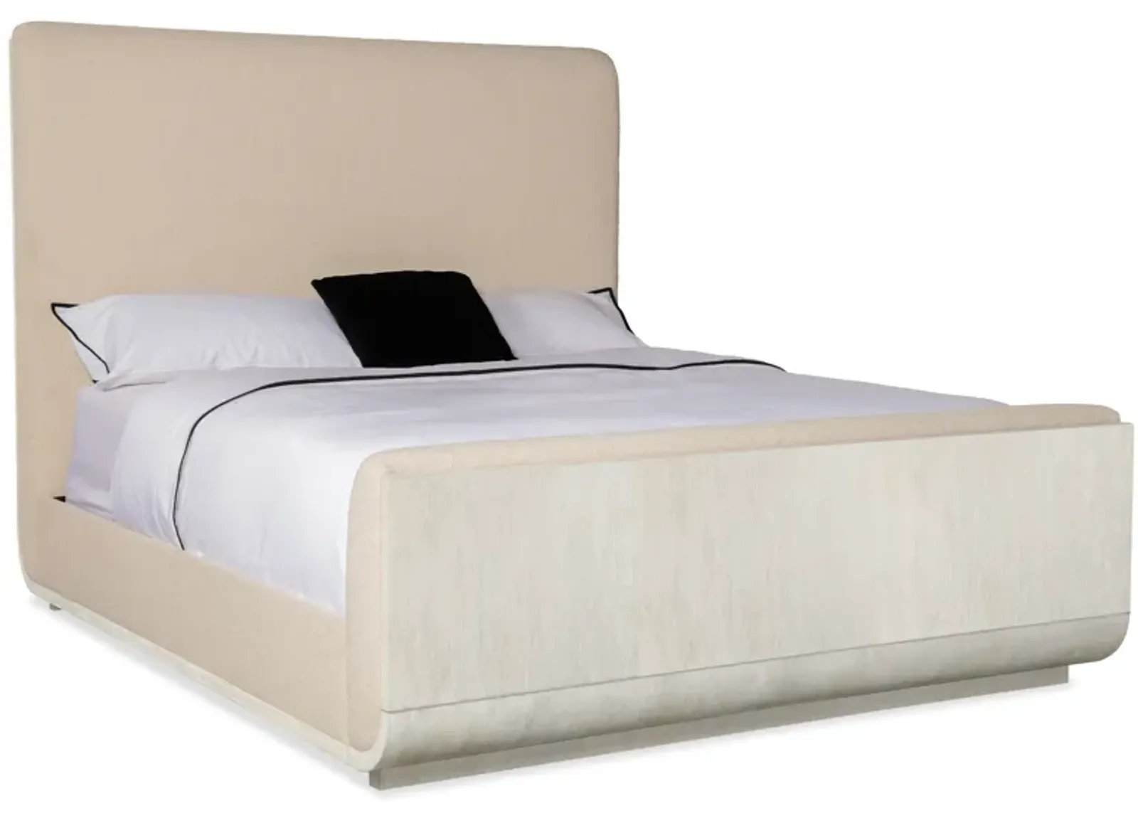 Modern Mood Cal King Upholstered Panel Bed