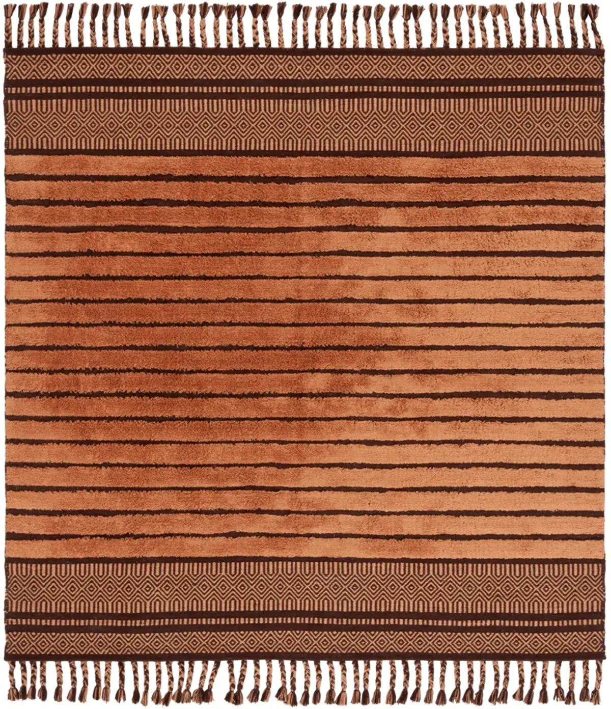 KILIM COLLECTION Hand Woven 6' x 6' Square area rug