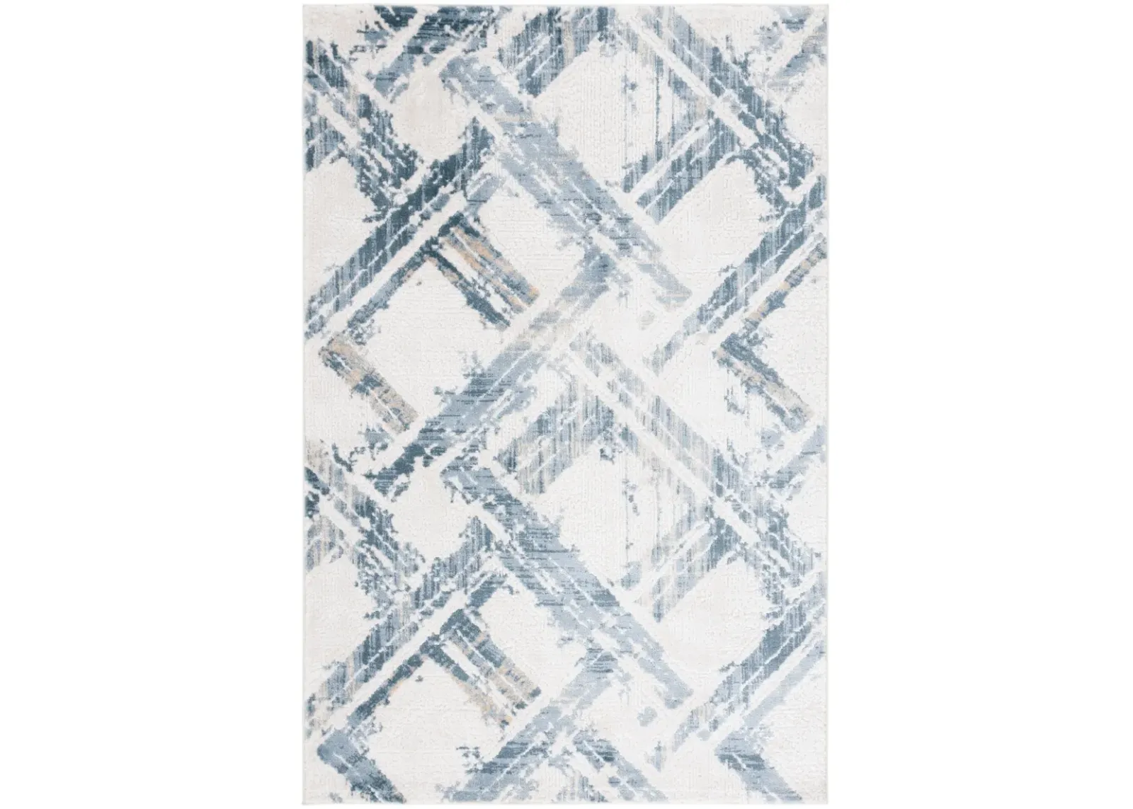 KINGSTON 108 BLUE  8' x 10' Large Rectangle Rug