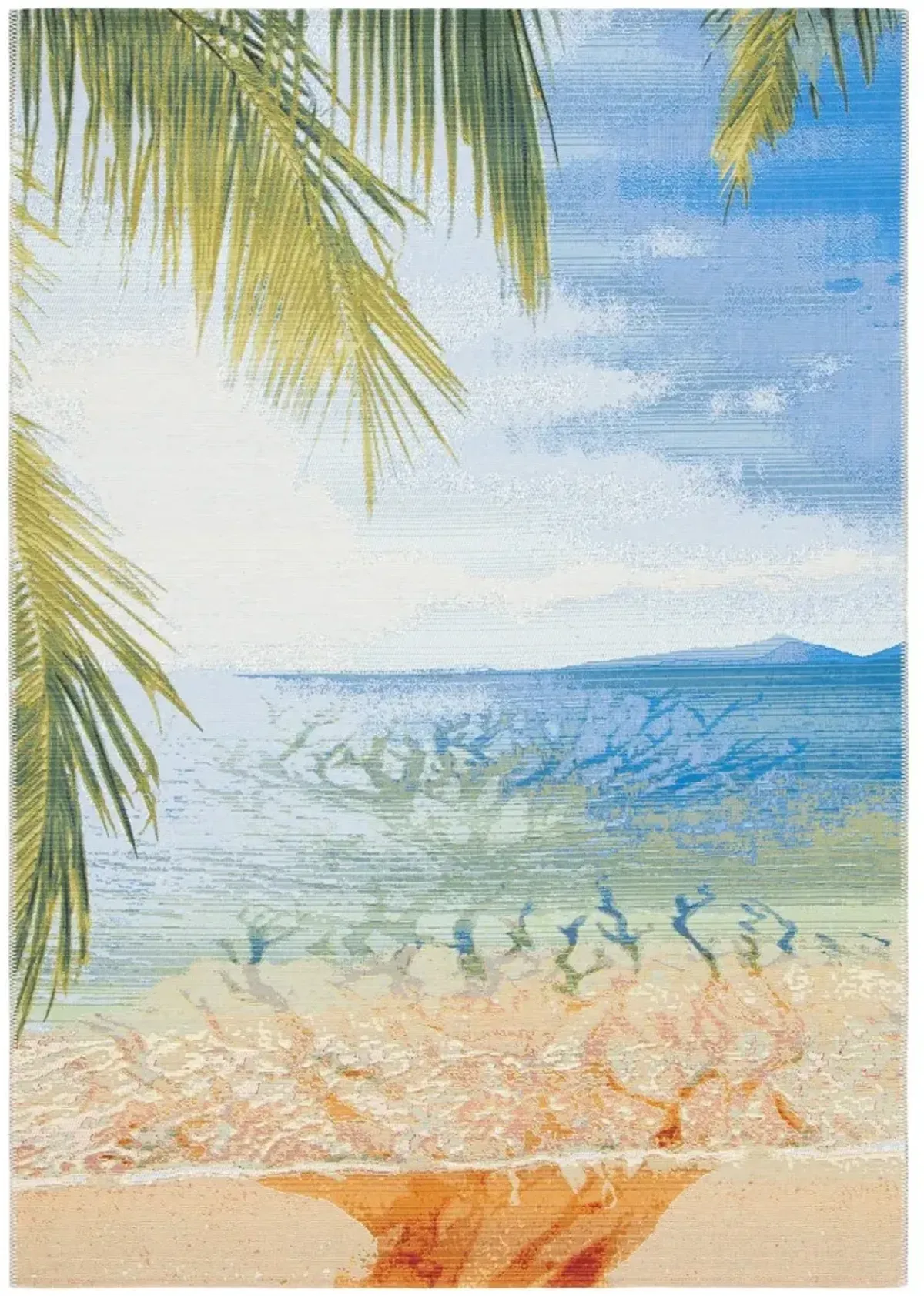 BARBADOS 515 Blue 3'-3' X 5'-3' Small Rectangle Rug