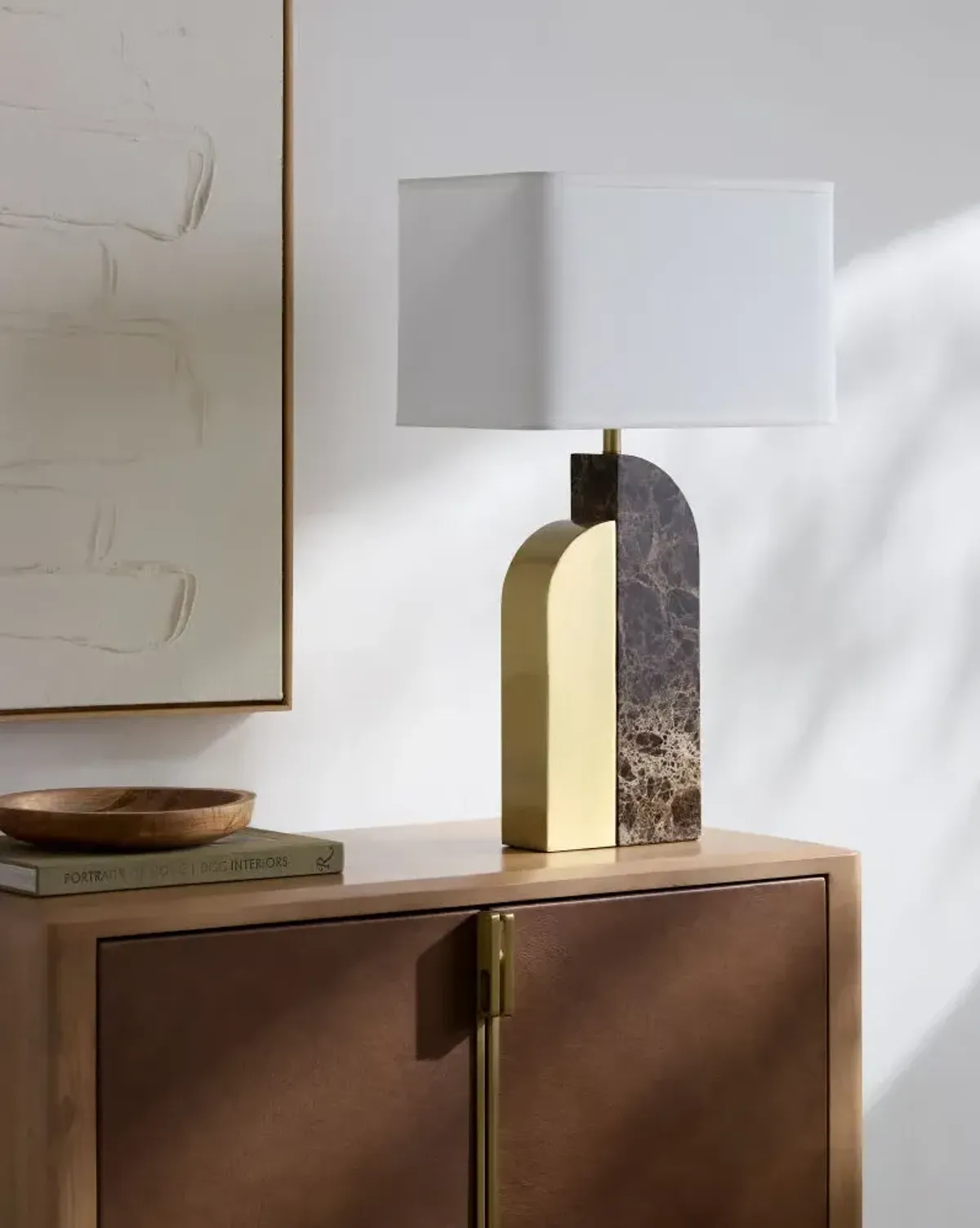 Yuruga YRG-001 28"H x 18"W x 11"D Accent Table Lamp