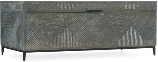 Commerce & Market Carved Chest Cocktail Table