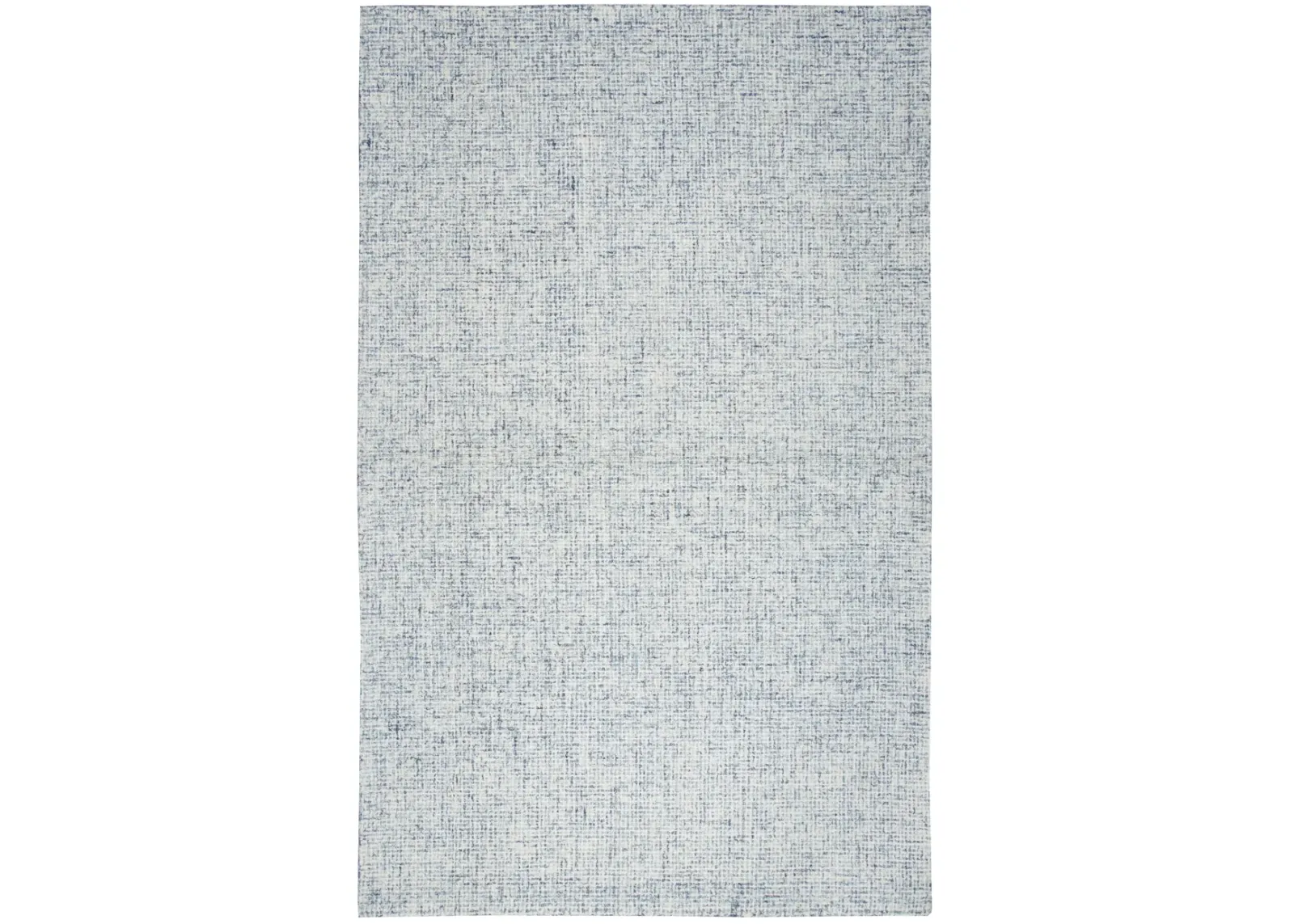 Brindleton Blue/Natural Tweed Wool 6'6" x 9'6" Rectangle Rug