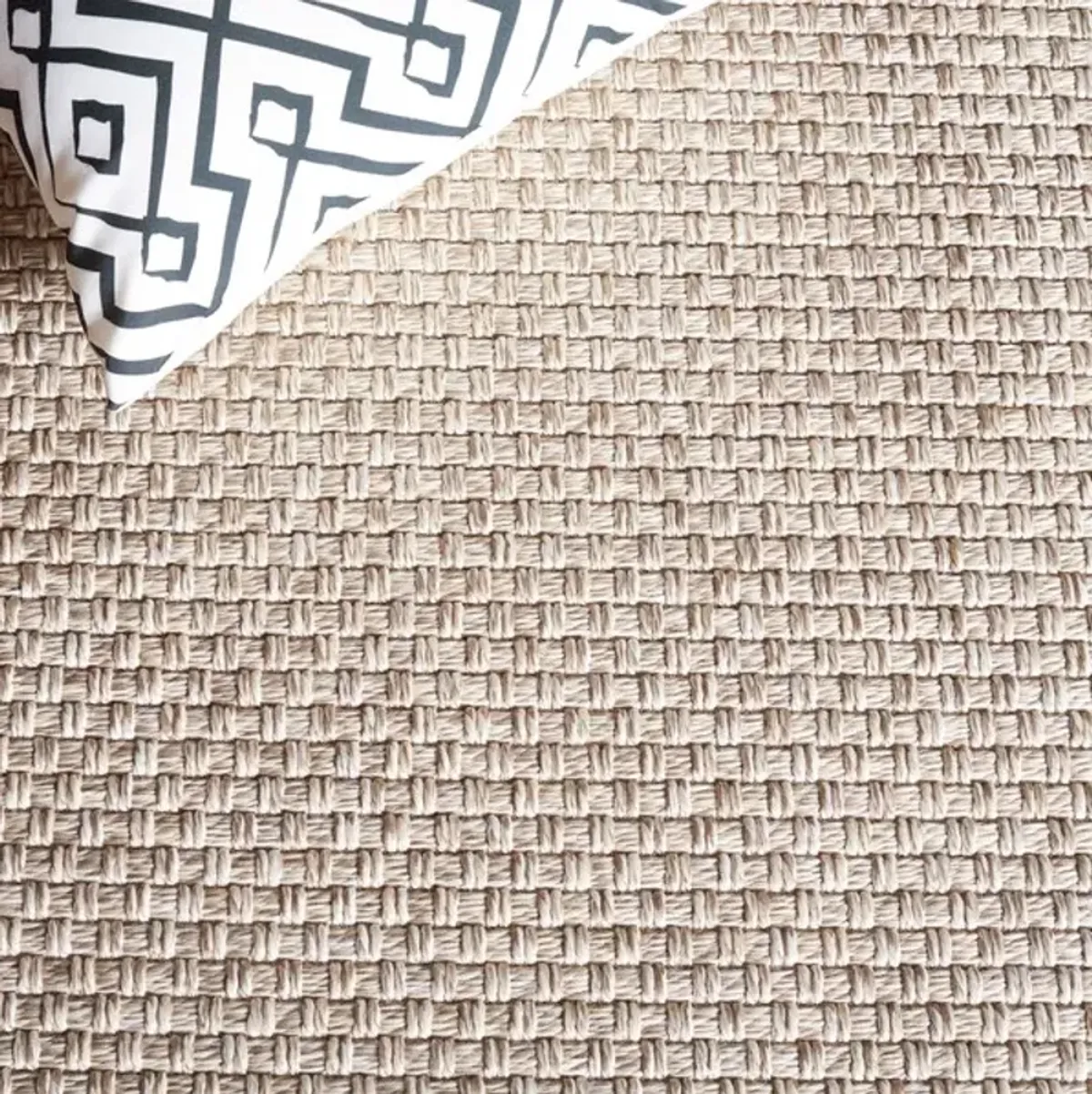 SISAL ALL-WEATHER 460 Beige 2'-2' X 8' Runner Rug