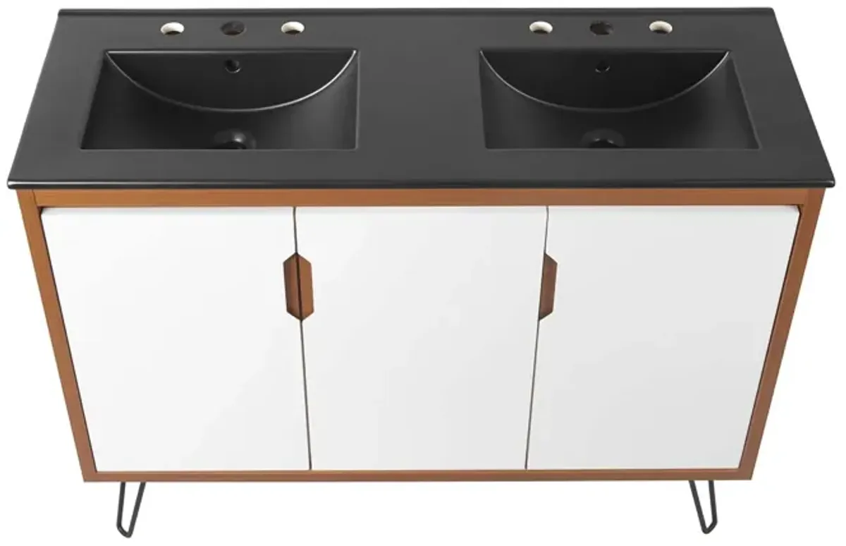 Energize 48" Double Sink Bathroom Vanity