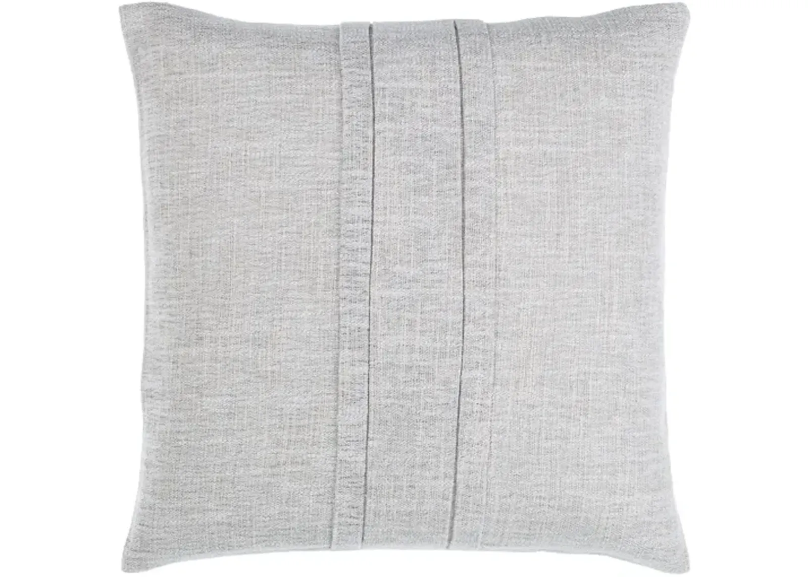 Pleated Cotton PAC-002 18"L x 18"W Accent Pillow  - Poly Insert