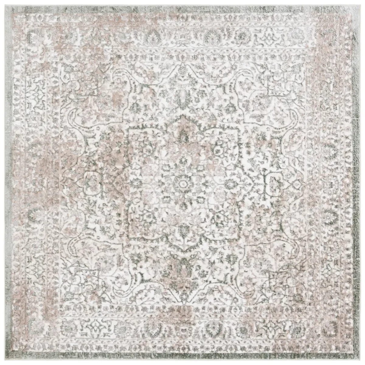 ORCHARD 212 GREEN  6'-7' x 6'-7' Square Square Rug